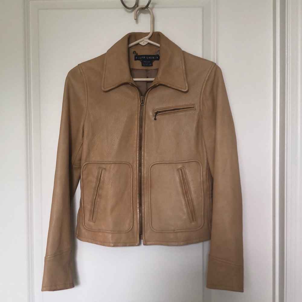 Ralph Lauren Blue Label Leather Jacket